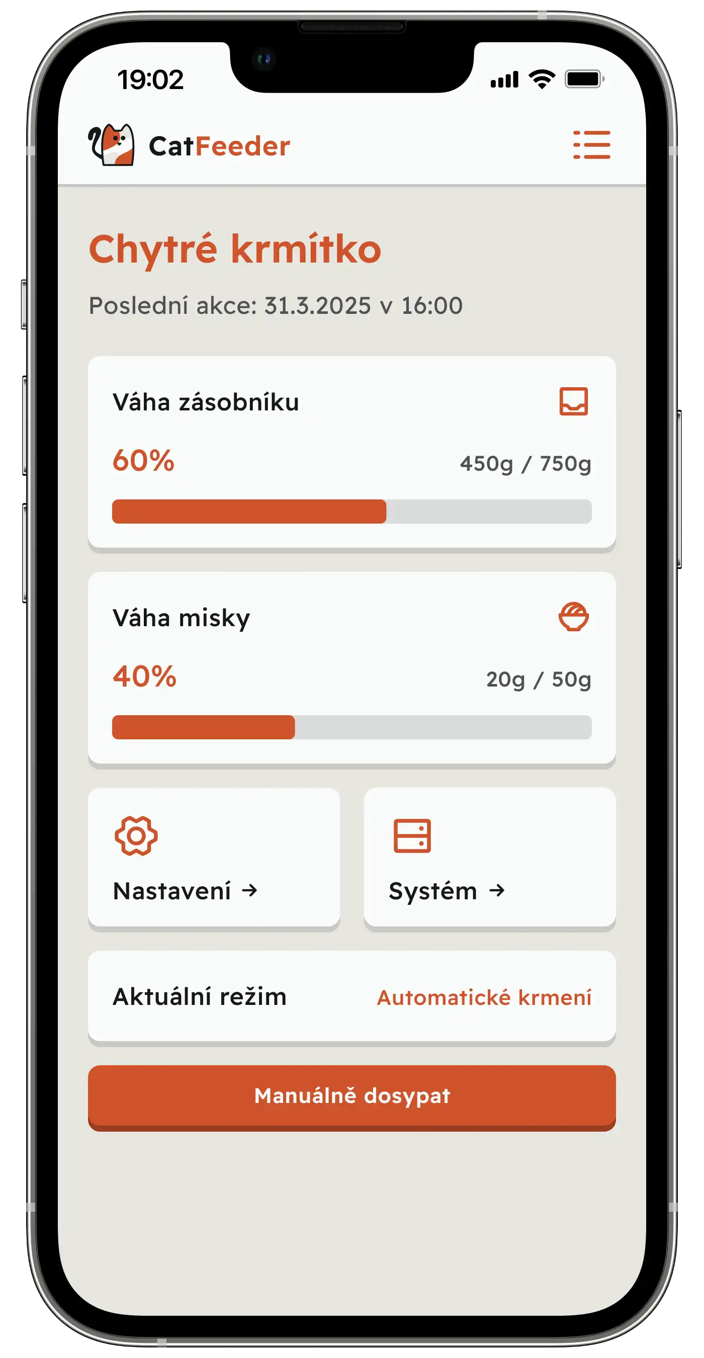 Chytré krmítko pro kočky mockup